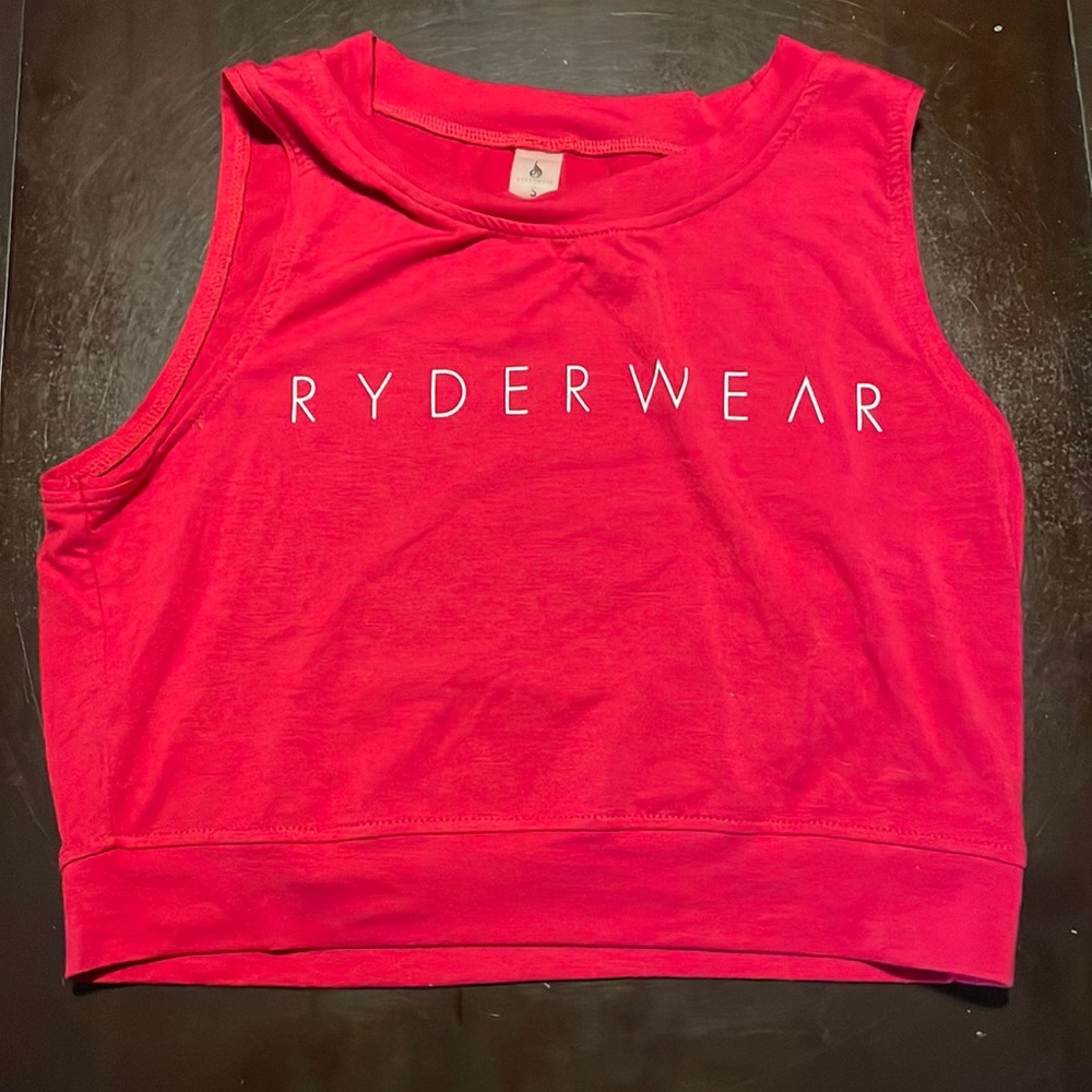 SMALL Ryderwear Pink/Red Crop Top / perfect condition